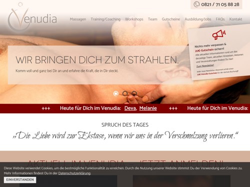 Homepage Screenshot