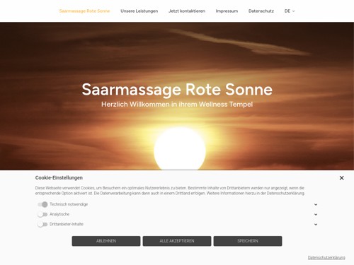 Homepage Screenshot