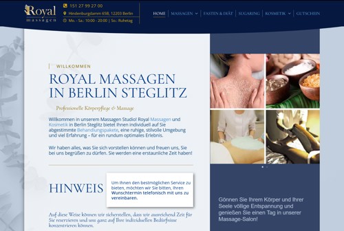 Homepage Screenshot
