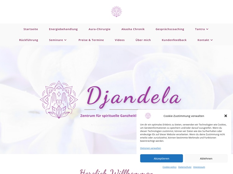 Homepage Screenshot