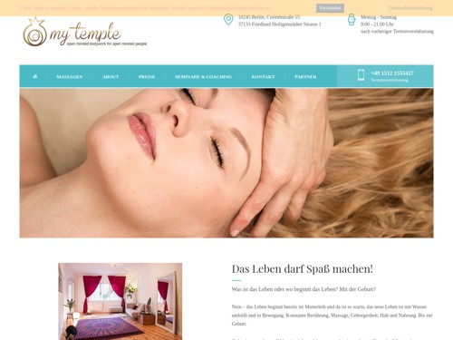 Homepage Screenshot