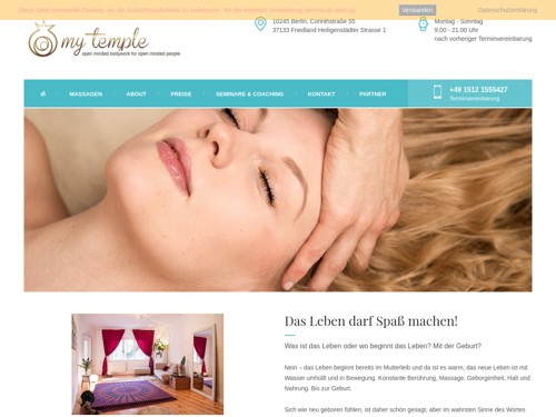 Homepage Screenshot