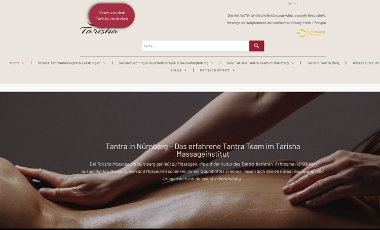 Homepage Screenshot